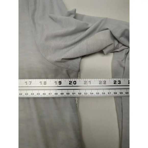 Athleta DEREK LAM 10C Long Sleeve Athletic Wear Mesh Back Blue, White Size Large - Picture 8 of 12